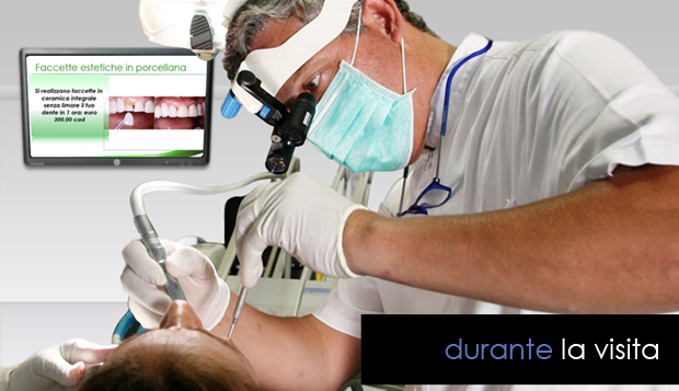 videocomunicazione poltrona del dentista